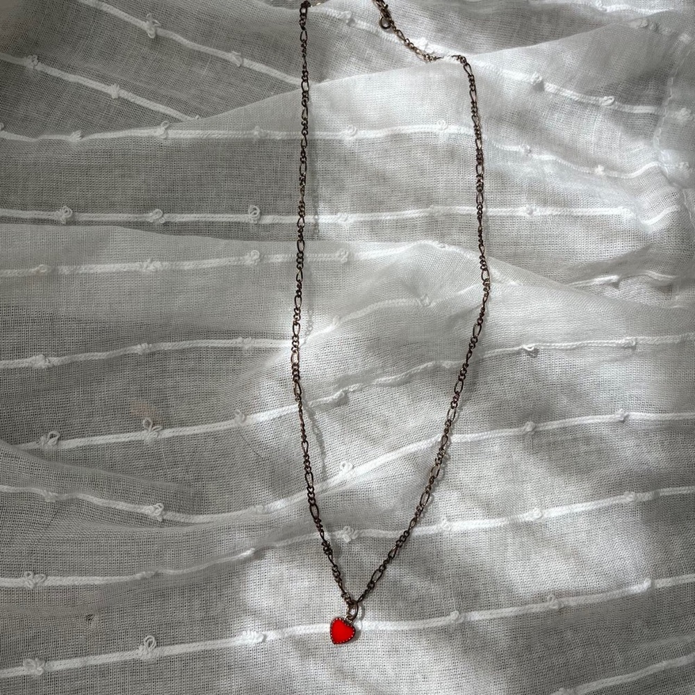 brandy Melville heart necklace ❤️
